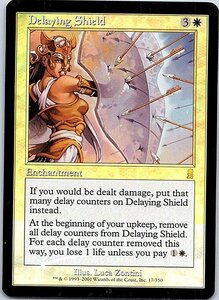 FOIL/遅延の盾/Delaying Shield/オデッセイ/英語版/MTG１枚 [FC]