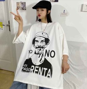 韓国風 レディース 半袖Tシャツ 新しい夏 気質 ファッションTシャツ 学生Tシャツ M ダークグレー