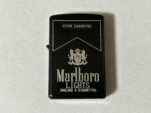 オイルライター マルボロ marlboro ZIPPO 型 ライター ブラック（ツヤなし） 送料180円