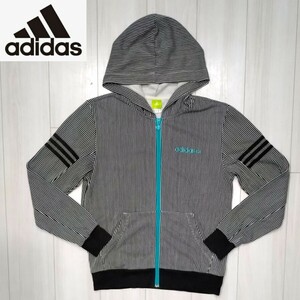 美品 adidas NEO LABEL フルジップ パーカー M メンズ トラックジャケット アディダス ネオレーベル ゴルフ