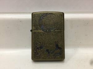 Zippo　ジッポー　ココペリ　ムーン　インディアン　16年製　未使用　　T349　　　　KJ1