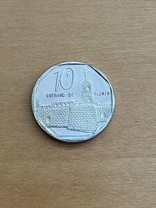 世界　コイン　硬貨　キューバ　10センタボ　10センターボ 紙幣　1999年