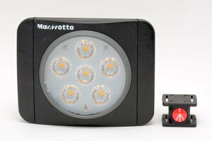 【並品】Manfrotto マンフロット LUMIMUSE 6 LED LIGHT MLUMIEART-BK LUMI LEDライト ART#3705