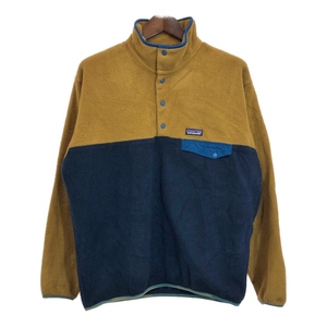 patagonia パタゴニア SYNCHILLA シンチラ スナップT フリースジャケット アウトドア バイカラー (メンズ L) 中古 古着 R8330