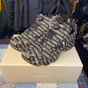 【新品】VETEMENTS×Reebok PUMP FURY モノグラム コラボスニーカー 26.5cm