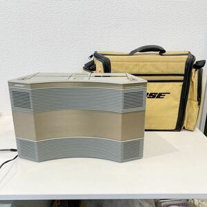 BOSE AW-1D Acoustic Wave Stereo Music System アコースティック ウェーブ ステレオ システム ラジオ CD カセット 専用バック付 現状品 