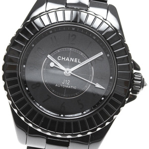 シャネル CHANEL H6784 J12 キャリバー12.2 エディション1 黒セラミック 33MM 限定555本 自動巻き レディース 美品 箱・保証書付き_839633