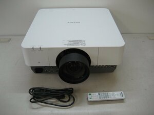 SONY◎高解像度WUXGAデータプロジェクター◎VPL-FH500◎VPLL-Z4011◎ランプ１(1973H)・2(869H)◎7000ルーメン◎リモコン付き K3028