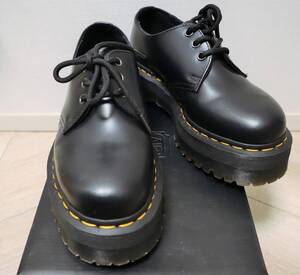 ★DR.Martens BEXソール　3ホール　シューズ　短靴　ブラック　チャンキーソール　厚底　UK5　JP23.5~24cm★