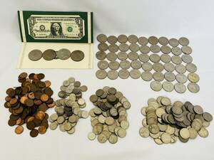 〇館P152 アメリカ ドル まとめて 65ドル 紙幣 硬貨 コイン 貨幣 外国 世界 大量