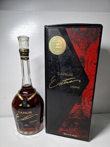 【未開栓】CAMUS EXTRA COGNAC 700ml カミュ エクストラ コニャック ロングネック オールドボトル 箱つき 古酒