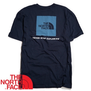 【新品本物 USA購入】THE NORTH FACE ノースフェイス■ RED BOX SS TEE ■ ネイビー / XL ■Tシャツ ボックスロゴ 海外限定