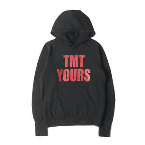 TMT パーカー サイズ:M 21SS TMT YOURS プリント スウェット パーカー ブラック 黒 トップス フーディー