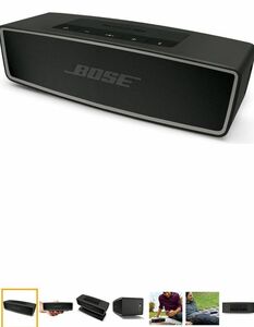 Bose SoundLink Mini Bluetooth speaker II carbon blue leather case set