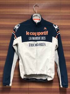 IM483 ルコックスポルティフ le coq sportif 長袖サイクルジャケット 白紺 S レディース 裏起毛