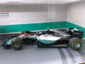 未開封 スパーク 1/43 メルセデス F1 W07 ハイブリッド #6 ワールドチャンピオン 2016 N.ロズベルグ フィギュア付属 (8179-652)