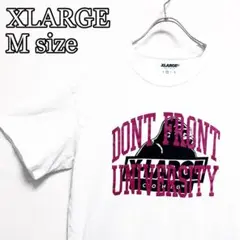 【カレッジロゴ】XLARGE 大学　紫　デカロゴ　ビッグプリント　人気　Tシャツ