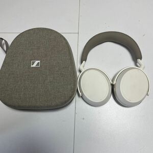 瀧511 美品【SENNHEISER ゼンハイザー】ノイズキャンセリングワイヤレスヘッドホン MOMENTUM 4 Wireless M4AEBT ホワイト