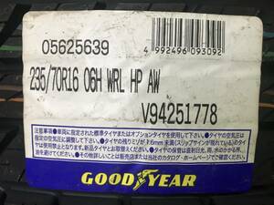 新品処分!在庫限り!235/70R16 グッドイヤー WRANGER HP AW 夏タイヤ 2018年製 4本セット(1FW2002)②