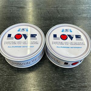 桂通商株式会社　LOVE パワーアップクリーナー 350ｇ　万能汚れ落とし 艶出し クモリ止め カビ発生防止 2缶