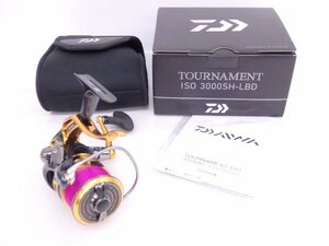 DAIWA/ダイワ スピニングリール 18 TOURNAMENT ISO LBD トーナメント ISO 3000SH-LBD ポーチ・説明書・元箱付 ◆ 6E5DB-2