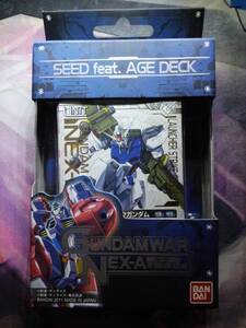 ガンダムウォーネグザ SEED feat.AGE DECK 未開封1個