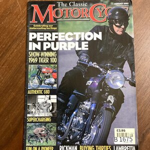 B1675 1997　 「The Classic MOTOR CYCLE」クラシックモーターサイクル 英国　旧車雑誌　英国車 古本　雑誌 旧車　ビンテージ　自動車