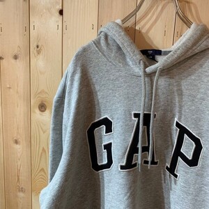 [KWT2979] GAP フード付きパーカー メンズ グレー L 60