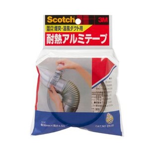 3M スコッチ 煙突 温風ダクト用 耐熱アルミテープ 38mm×4.5m EN-05