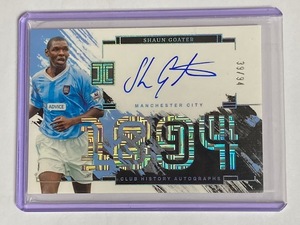 2023-24 Panini Impeccable Premier League Club History Autographs Shaun Goater /94 ショーン・ゴーター 直書きサインカード