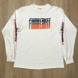 FUMA CROSS Long sleeve T-shirt ロンT 長袖Tシャツ Lサイズ 米国製 ユーズド