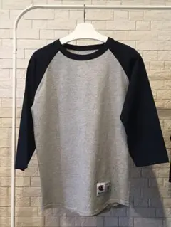 ⚪︎champion 7分袖ラグランスリーブ Tシャツ Mサイズ