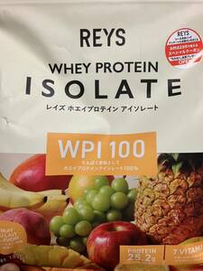 出品　レイズ　ホエイプロテインアイソレート　WPI フルーツオレ風味　1kg REYS