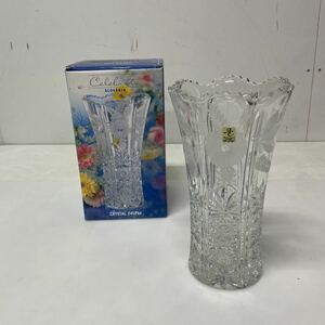 ○SLOVAKIA セレブリタ花器（M）J-3181 未使用保管品