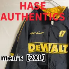 Y36【HASE AUTHENTICS】ナイロンジャケット【2XL】ブラック