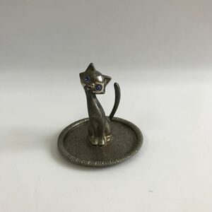 EP ZINC ALLOY SILVER 猫 リングホルダー　正規品