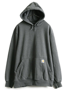 US企画 カーハート スウェット フード パーカー メンズ L / 古着 CARHARTT Rain Defender ヘビーウェイト トレーナー プルオーバー 裏起毛