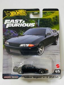 【新品】日産 スカイライン GT-R (BNR32) NISSAN SKYLINE BNR 32 ワイルド・スピード HYP69 プレミアムモデル ☆HOT WHEELS☆