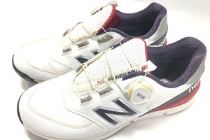 【送料無料】東京)◇NEW BALANCE ニューバランス スパイクレス ゴルフシューズ MGBS574T　サイズ25.5cm