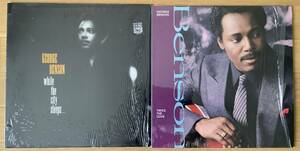 【送料込】【US Original LP 2枚セット】George Benson - While The City Sleeps... 1986 / Twice The Love 1988