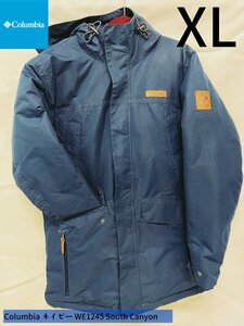 XL Columbia South Canyon Down Parka WE1245 コロンビア サウスキャニオン ダウンジャケット アウトドア ネイビー