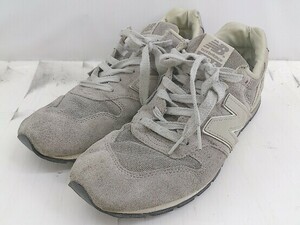 ◇ NEW BALANCE ニューバランス D MRL996GY スニーカー シューズ サイズ38ｃｍ グレー メンズ P