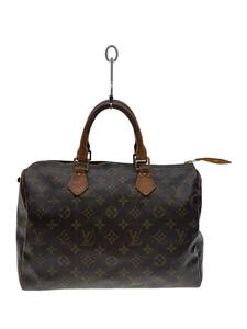 LOUIS VUITTON◆1)スピーディ30_モノグラム・キャンバス_BRW/PVC/BRW