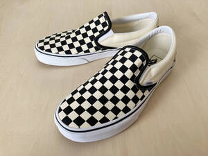 23.5cm バンズ スリッポン チェッカーボード VANS SLIP-ON BLK&WHT CHECKER/WHT US5.5/23.5cm VN000EYEBWW