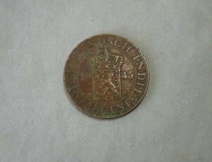 オランダ領東インド 2・1/2セント 2.5セント 1945年 古銭