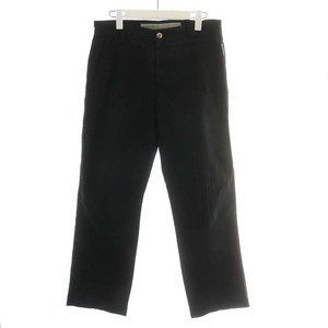 ALBERTO golf pants by Alex Cejke アルベルト ゴルフパンツ ゴルフウェア ジッパーフライ コットン 44 M 黒 ブラック /AN26 メンズ