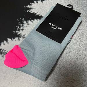 新品 Rapha RCC Socks Chapter Sydney CCSYD Sサイズ(EU38-40) グレー/ピンク ラファ RCC ソックス チャプター シドニー