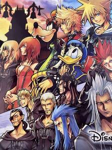 【非売品】《1点物》キングダムハーツ 2 ファイナル ミックス + KINGDOM HEARTS Ⅱ FINAL MIX +【2007年製 B2ポスターのみ】