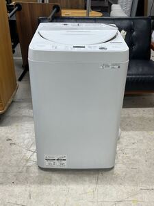 【B175】SHARP シャープ 全自動洗濯機 5.5kg ES-GE5F 2022年製 ☆美品☆発送：らくらく家財便Cランク・直接引取大歓迎！！