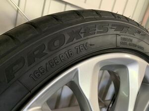 4本セット 165/55R15 TOYO TR1 トーヨータイヤ ( BBS エンケイ エッセ シルビア コペン RAYS TE37 ADVANミラ 15インチ 4穴 100 4H 5H 5穴 )